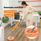 360° Rotating Microfiber Mop | Round Shape | Extendable Adjustable Stick | Floor Cleaning Accessories for Home - Length 36 Inch