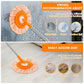 360° Rotating Microfiber Mop | Round Shape | Extendable Adjustable Stick | Floor Cleaning Accessories for Home - Length 36 Inch