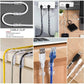 20pcs Self-Adhesive Wire Clip Stickers – Clear Cable Organizer Clips, Multi-Purpose Wire Ties Fixer & Cord Management Buckle Packet