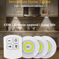 Pack of 3 LED Remote Control Tap Lights | Self-Adhesive Cabinet, Wardrobe & Kitchen Lights